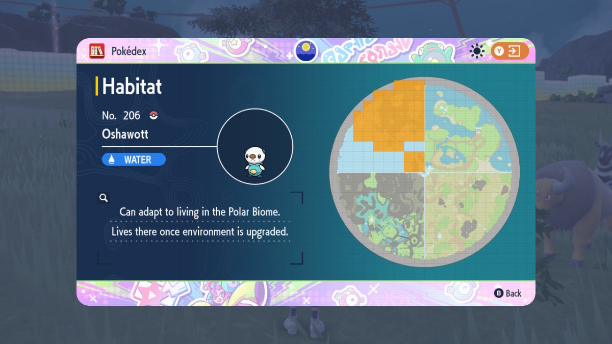 Pokemon SV DLC Oshawott location